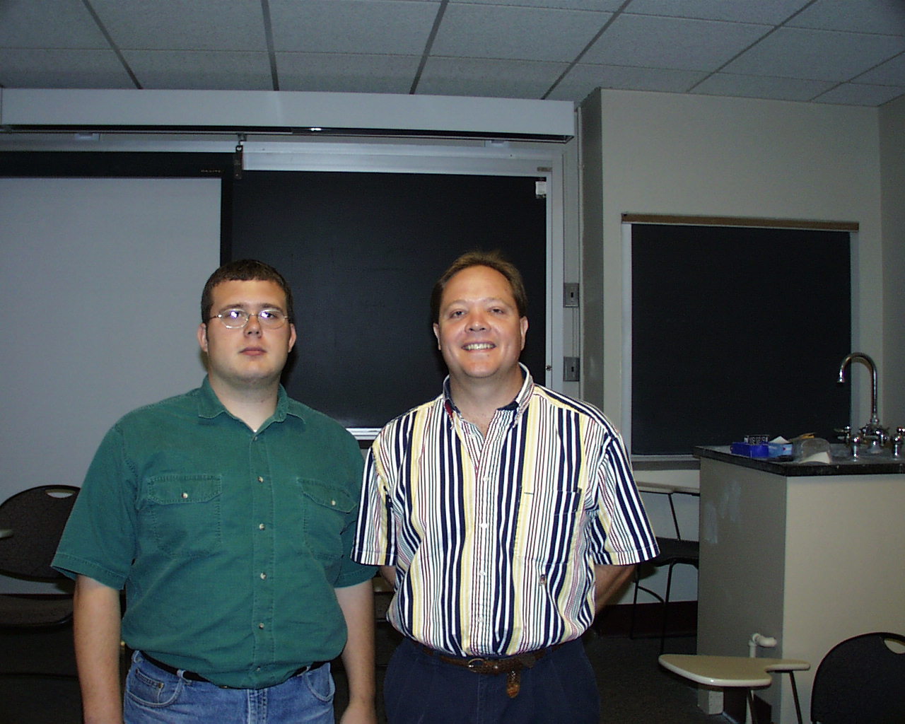 Jacob Sutherland and Prof. Phillip Gloor
