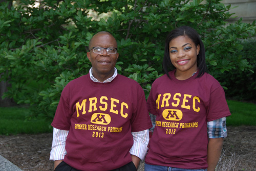 Lovell Agwaramgbo and Kayla Mitt